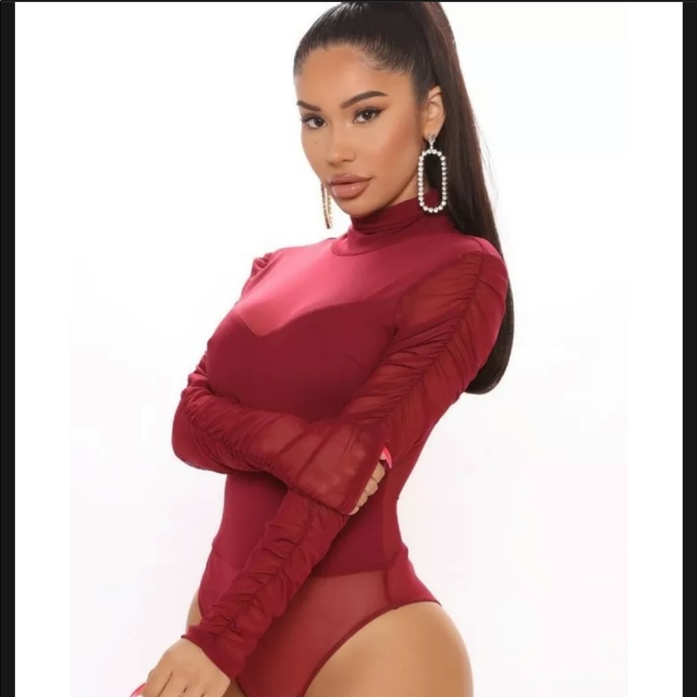 FASHION NOVA MESH BODYSUIT